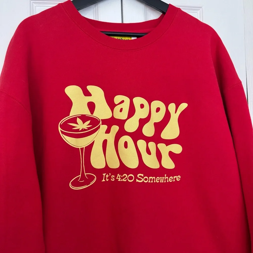 Happy Hour Doinker Red Sweater - Picture 2 of 7
